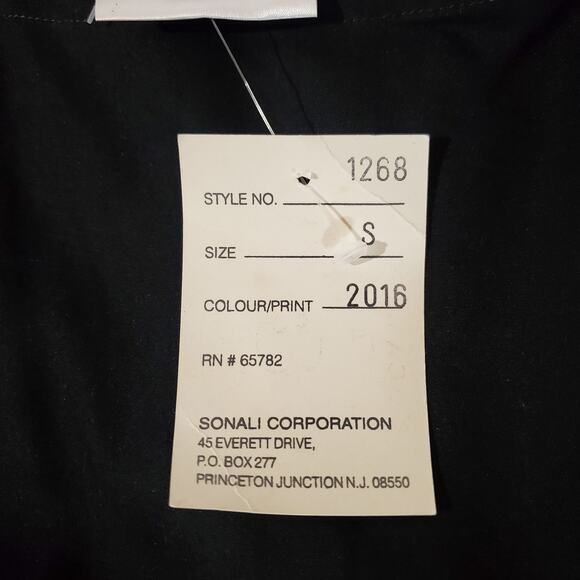 Peppermint Bay NWT Fish Square Neck Sleeveless Maxi Dress Size S Beachy Black - Picture 8 of 10